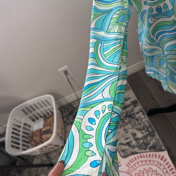 Long sleeve  colorful golf shirt - Picture 3 of 6